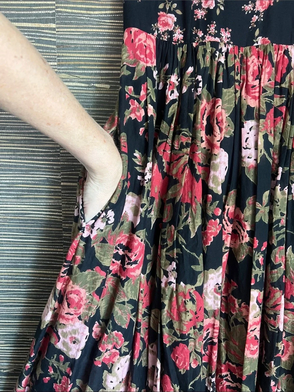Free People Floral Print Love You Midi Dress Size XS